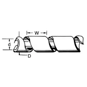 Fixapart SWB KS-19BLACK - Kabelske čahure 100 mm 10,0 m, crne