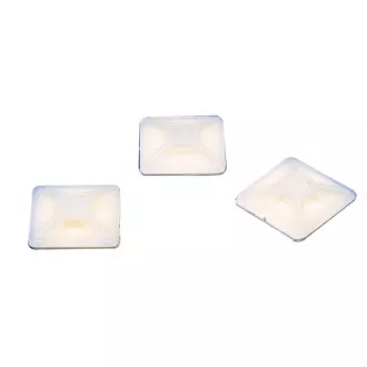 Fixapart CTMB 02 - samoljepljiva kopča za zatezanje traka 4.8mm, 28x28mm, bijela