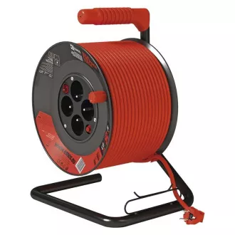 Emos produžni bubanj - 4 utičnice, 50m, 1,5 mm, PVC, IP20 Emos produžni bubanj - 4 utičnice, 50m, 1,5 mm, PVC, IP20