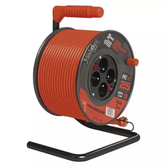 Emos produžni bubanj - 4 utičnice, 25m, 1,5 mm, PVC, IP20 Emos produžni bubanj - 4 utičnice, 25m, 1,5 mm, PVC, IP20