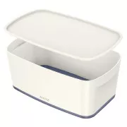 LEITZ Kutija za pohranu s poklopcem MyBox, veličina S, bijela/siva