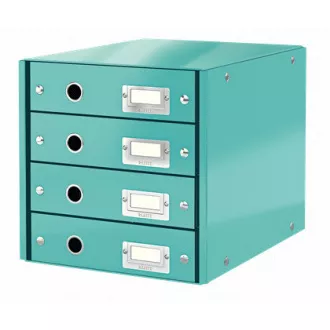 LEITZ Click&Store kutija s ladicama, 4 ladice, ledeno plava