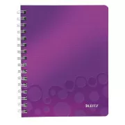 LEITZ Blok WOW A5, PP, linija, magenta