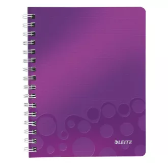 LEITZ Blok WOW A5, PP, linija, magenta