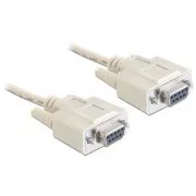 Delock serijski kabel Null Modem 9-pinski ženski/ženski 1,8 m