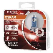 OSRAM žarulja H4 12V, 60/55W Night Breaker Laser 64193NL - set od 2 komada