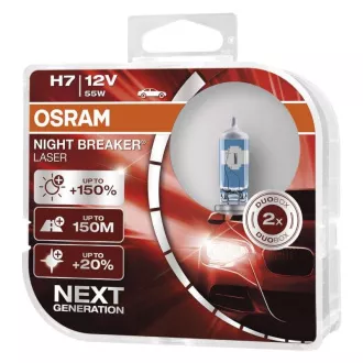 OSRAM žarulja H7 12V, 55W Night Breaker Laser NG 64210NL - set od 2 komada OSRAM žarulja H7 12V, 55W Night Breaker Laser NG 64210NL - set od 2 komada