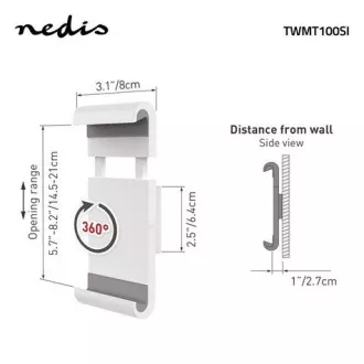 Nedis TWMT100SI - Držač za tablet | 7 - 12" | Fiksni