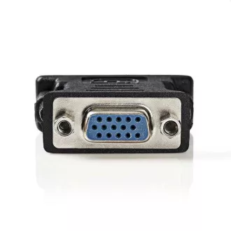 Nedis CCGB32900BK - DVI – VGA adapter | DVI-I 24+5-pinski utikač - VGA utičnica | Crna boja