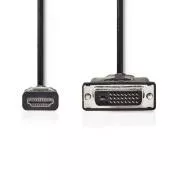 Nedis CCGB34800BK30 - Kabel HDMI - DVI | HDMI priključak - DVI-D 24+1-pinski utikač | 3 m | Crna boja