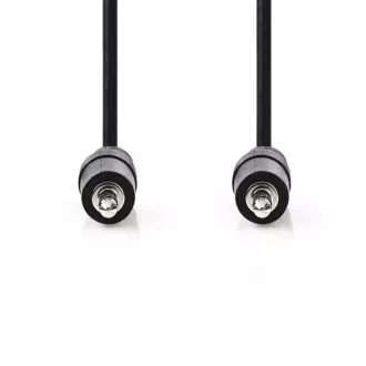 Nedis CAGB22000BK10 - Stereo audio kabel | 3,5 mm utikač - 3,5 mm utikač | 1 m | Crna boja