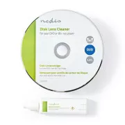 Nedis CLDK110TP - Čistač optičkih diskova | Blu-ray | DVD | 20 ml