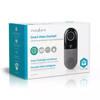 Nedis WIFICDP10GY - Wi-Fi pametno zvono s kamerom | Kontrola pomoću aplikacije | microSD utor | HD 720p - Raspakiran Nedis WIFICDP10GY - Wi-Fi pametno zvono s kamerom | Kontrola pomoću aplikacije | microSD utor | HD 720p - Raspakiran