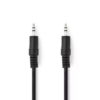 Nedis CAGB22000BK20 - Stereo audio kabel | 3,5 mm utikač - 3,5 mm utikač | 2 m | Crna boja Nedis CAGB22000BK20 - Stereo audio kabel | 3,5 mm utikač - 3,5 mm utikač | 2 m | Crna boja