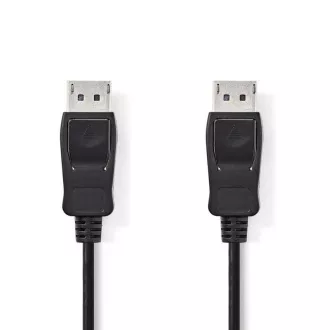 Nedis CCGB37010BK20 - DisplayPort 1.2 kabel | DisplayPort utikač - DisplayPort utikač | 2 m | Crna boja