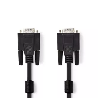 Nedis CCGB59000BK20 - VGA kabel | VGA utikač - VGA utikač | 2 m | Crna boja