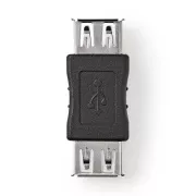 Nedis CCGB60900BK - USB 2.0 adapter | Utičnica - Utičnica | Crna boja