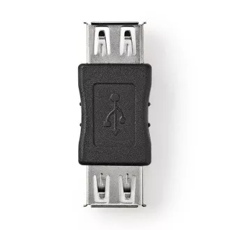 Nedis CCGB60900BK - USB 2.0 adapter | Utičnica - Utičnica | Crna boja