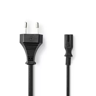 Nedis PCGB11040BK20 - Euro kabel za napajanje | Ravni euro utikač - IEC-320-C7 | 2 m | Crna Nedis PCGB11040BK20 - Euro kabel za napajanje | Ravni euro utikač - IEC-320-C7 | 2 m | Crna