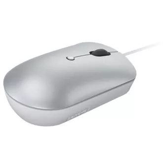 Lenovo miš CONS 540 USB-C žičani kompaktni - srebrni (Cloud Gray)