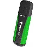 Transcend 64GB JetFlash 810, USB 3.1 (Gen 1) flash disk, crno/zeleni, otporan na udarce, pritisak, prašinu i vodu