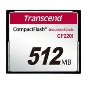 Transcend 512MB INDUSTRIAL TEMP CF220I CF KARTICA (SLC) Fiksni disk i UDMA5