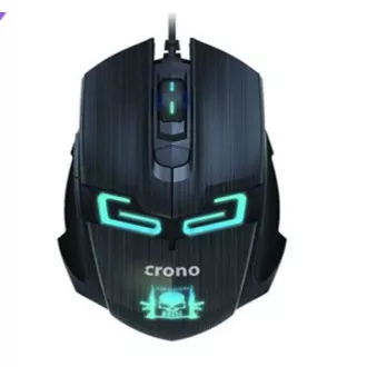Crono CM647 - optički gaming miš, USB konektor, rezolucija 800/1200/1600 DPI, plavo pozadinsko osvjetljenje