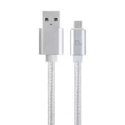 GEMBIRD CABLEXPERT kabel USB A muški/Micro USB muški 2.0, 1,8 m, pleteni, srebrni, blister