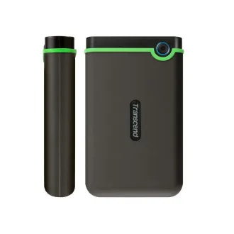 TRANSCEND 4TB StoreJet 25M3S SLIM, 2.5”, USB 3.0 (3.1 Gen 1) vanjski Anti-Shock disk, tanki profil, sivo/zeleni TRANSCEND 4TB StoreJet 25M3S SLIM, 2.5”, USB 3.0 (3.1 Gen 1) vanjski Anti-Shock disk, tanki profil, sivo/zeleni