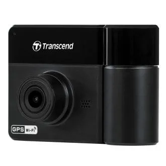 Transcend DrivePro 550B dvostruka kamera za automobil, Full HD 1080/1080, kut snimanja 150°/130°, 64GB microSDXC, GPS/G-senzor/Wi-Fi, crna