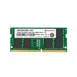 Transcend memorija 16GB (JetRam) SODIMM DDR4 3200 2Rx8 CL22