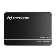 TRANSCEND SSD470K-I 1TB Industrijski (3K P/E) SSD disk 2.5" SATA3, 3D TLC, Aluminijsko kućište, 560MB/s R, 520 MB/W, crni
