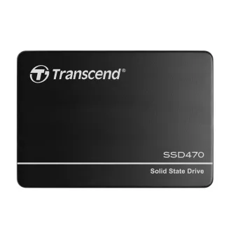 TRANSCEND SSD470K-I 1TB Industrijski (3K P/E) SSD disk 2.5" SATA3, 3D TLC, Aluminijsko kućište, 560MB/s R, 520 MB/W, crni