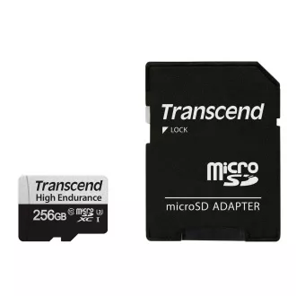 Transcend 256GB microSDXC 350V UHS-I U1 (Klasa 10) High Endurance memorijska kartica, 95MB/s R, 40MB/s W