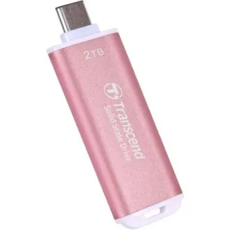 Transcend ESD300P 2TB, vanjski SSD, USB 10Gbps, tip C, 1050MB/R, 950MB/W, ružičasti