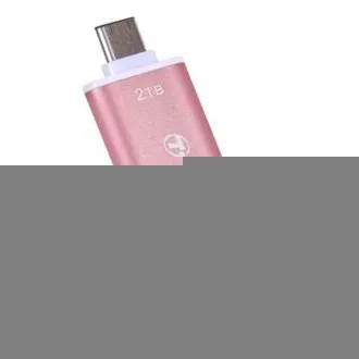 Transcend ESD300P 2TB, vanjski SSD, USB 10Gbps, tip C, 1050MB/R, 950MB/W, ružičasti