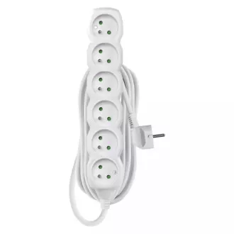 Emos produžni kabel P0615R - 6 utičnica, 5m, 16A