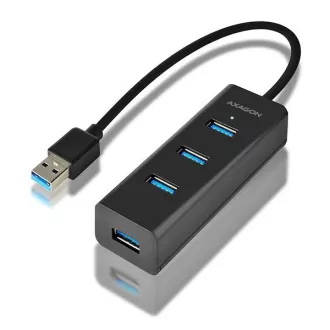 AXAGON HUE-S2B, 4x USB3.0 Čvorište za PUNJENJE, mikro USB npr. konektor AXAGON HUE-S2B, 4x USB3.0 Čvorište za PUNJENJE, mikro USB npr. konektor