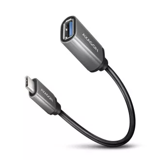 AXAGON RUCM-AFAC, kabelski adapter USB-C (M) <-> USB-A (Ž), 20 cm, USB 3.2 Gen 1, 3A, ALU