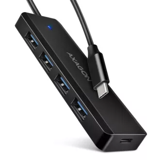 AXAGON HUE-C1C putni četveroportni USB-C 5Gbps Hub/USB-C konektor za vanjsko napajanje/kabel 19 cm AXAGON HUE-C1C putni četveroportni USB-C 5Gbps Hub/USB-C konektor za vanjsko napajanje/kabel 19 cm