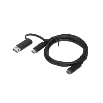 Lenovo kabel USB-C / USB-A+USB-C Hybrid 1m