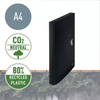 LEITZ Ekološka kutija za dokumente RECYCLE, PP, crna