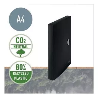 LEITZ Ekološka kutija za dokumente RECYCLE, PP, crna
