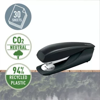LEITZ Eco-friendly klamerica NeXXt RECYCLE, 30 listova, crna