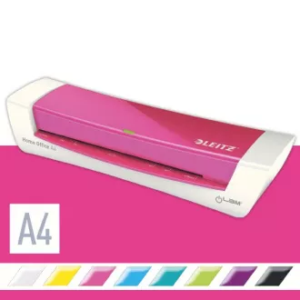 LEITZ iLAM Home Office A4 topli laminator, WOW roza LEITZ iLAM Home Office A4 topli laminator, WOW roza