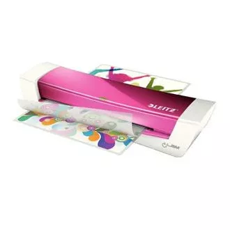 LEITZ iLAM Home Office A4 topli laminator, WOW roza LEITZ iLAM Home Office A4 topli laminator, WOW roza