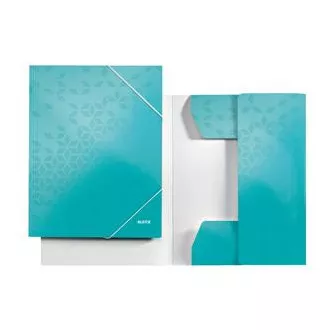 LEITZ Ploče s tri preklopa WOW, A4, ledeno plava LEITZ Ploče s tri preklopa WOW, A4, ledeno plava