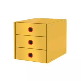 LEITZ Kutija s ladicama Click&Store COSY, 3 ladice, toplo žuta LEITZ Kutija s ladicama Click&Store COSY, 3 ladice, toplo žuta