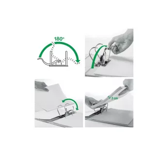 LEITZ Mobilni registrator 180° Active STYLE, 50 mm, granat crvena