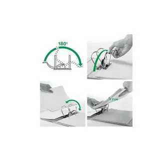 LEITZ Mobilni registrator 180° Active STYLE, 50 mm, granat crvena